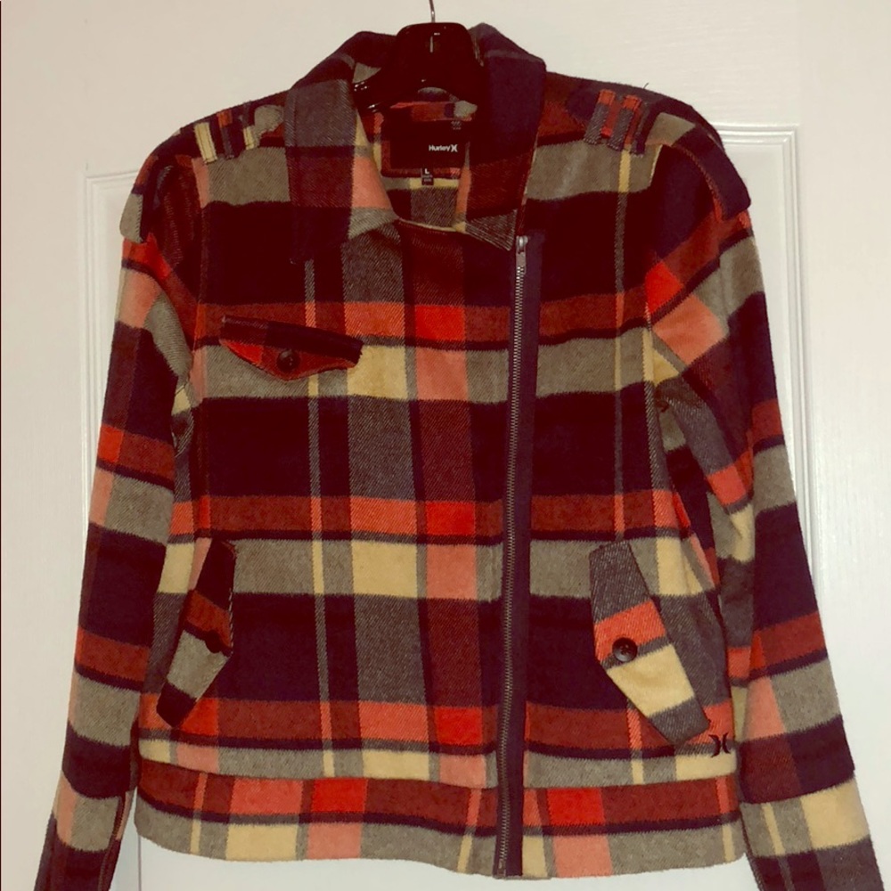 Multicolored Moto Jacket.